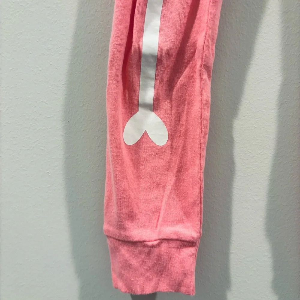 Old Navy kids 5T pink coral Halloween skeleton pj pajama set long sleeve pants - Picture 3 of 10